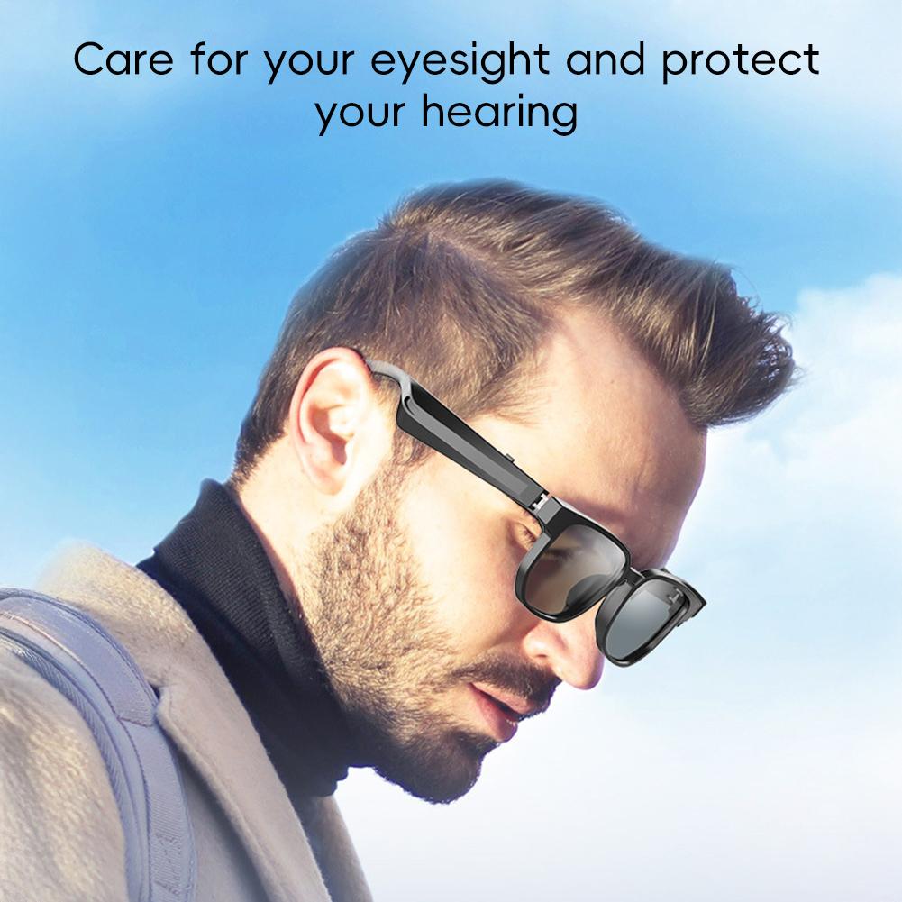 KI Smart Bluetooth Audiobrille Outdoor-Sport Anruf Navigation Ultraviolett-Schutz Sonnenbrille