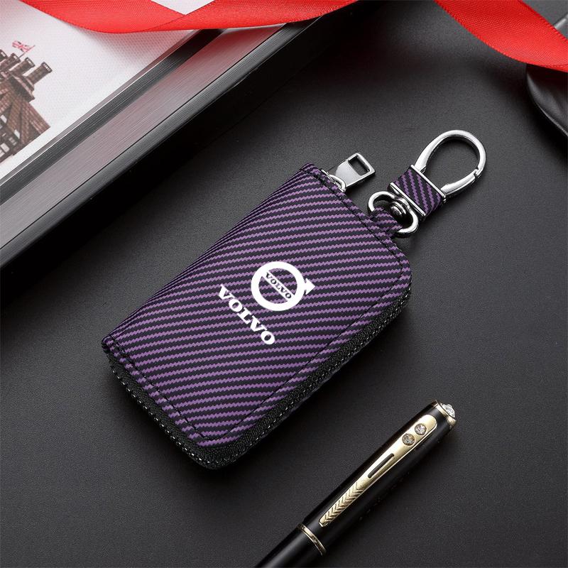 

High Quality PU Leather Key Case Covers Protective Bag Accessories For Volvo EX90 V60 V40 XC90 S60 XC60 V50 V70 S90 XC40 S80 V90