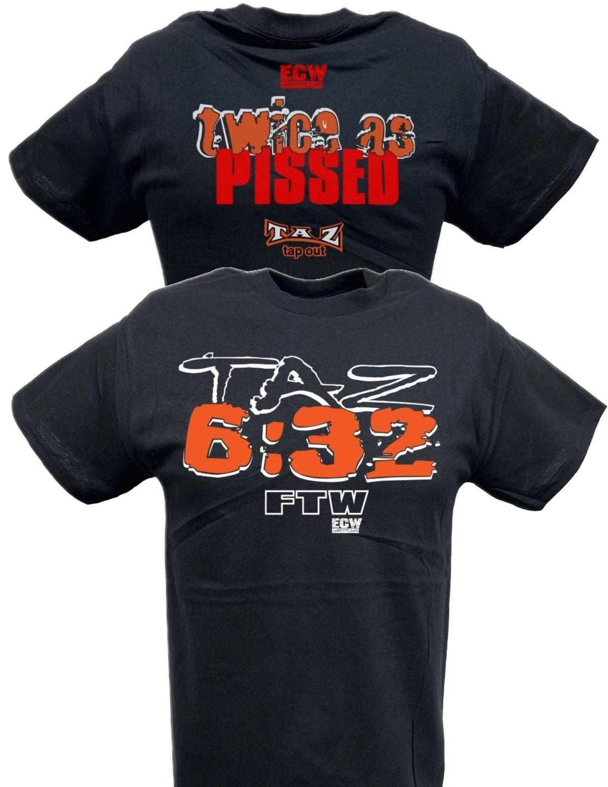 Taz 632 ECW Twice as Pissed T-shirt S