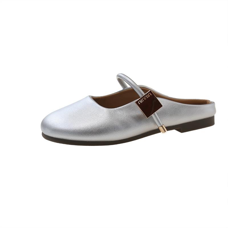Flat-bottomed outer wear soft-soled bag head fashionable and comfortable slippers women's 2025 spring and summer new versatile soft-soled single s