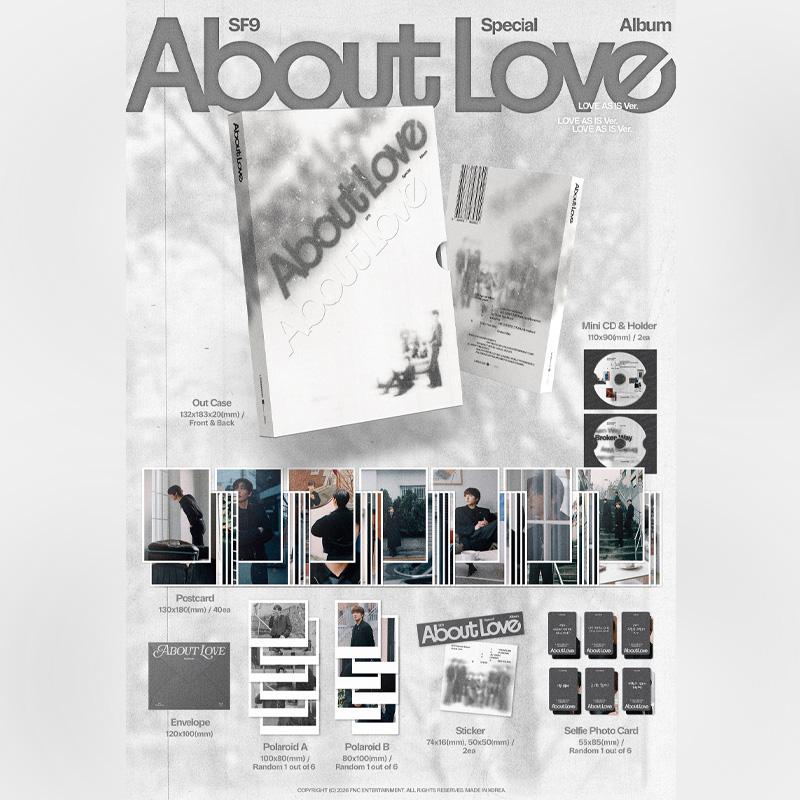 [VORBESTELLUNG] SF9 – Spezielles Album About Love LOVE AS IS Ver.