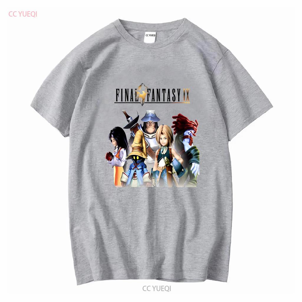 Final Fantasy IX COMPUTER GAME T Shirt YELLOW BLACK RED KHAKI All Sizes S 5XL Long or Short Sleeves Vintage Washed Casual