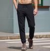 Men's Lightweight Running Pants Elastic Waistband Jogger Sweatpants with Zipper Pockets for Fitness Training and Outdoor Sports