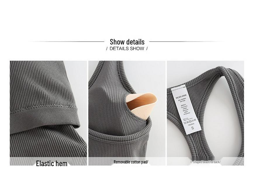 Women's Quick-Dry Yoga Vest with Fixed Chest Pad: Shockproof, Stylish Back, Ideal for Running & Fitness