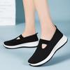 Shoes women's spring lightweight mother shoes women's shoes breathable fly-woven casual shoes one pedal lazy shoes