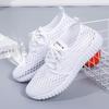 Women Summer Solid Color Soft Sole Anti Slip All Match Casual Large Size Flat Breathable Mesh Sports Shoes