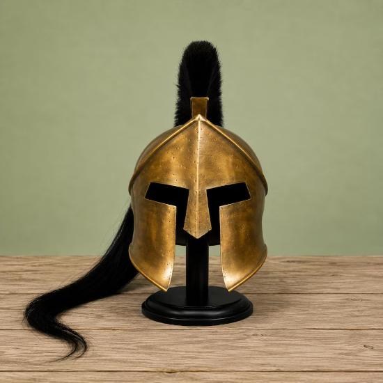 Handmade 300 Spartan Helmet Steel Warrior Replica Medieval Greek Helmet LARP Cosplay Collectible Gift