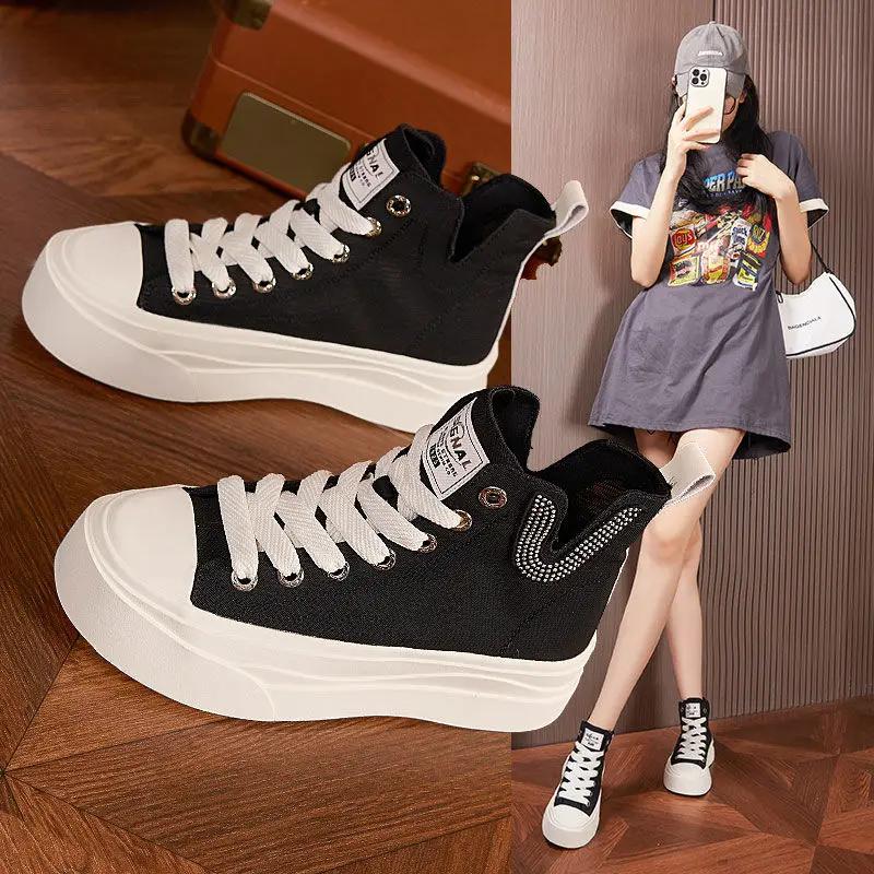 Fashion Summer High on Platform Ladies Footwear Korean 2025 New Light 39 Deals Comfortable and Elegant Fashion Original Women's Shoes