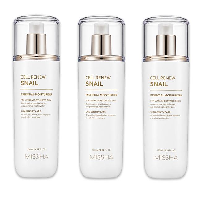 MISSHA Cellinew Snail Essential Moisturizer 130ml, Treatment 130ml, Cream 50ml, Sleeping Mask 110ml  (16 Options)