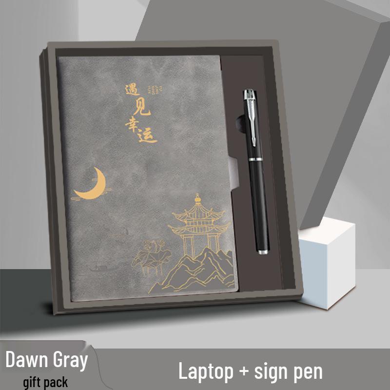 A5 Custom Thick Notebook: High-Value Student Prize & Enterprise Meeting Journal with Logo Printing.