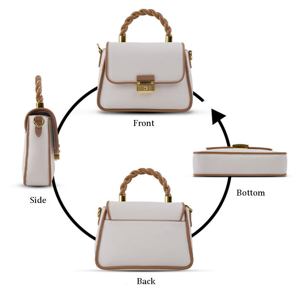 2023 Trendy Small Square Bag Metal Fashion Portable Diagonal Women's Bag