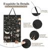 Hanging Jewelry Organizers, Felt Pocket Storage Rack for Necklaces,Bracelets,Earrings and Rings Stylish and Functional
