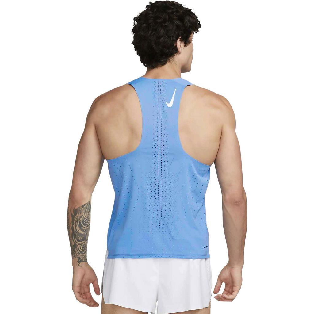 Nike Dri-FIT ADV AeroSwift Men's Racing Vest Polar/White DM4625-450