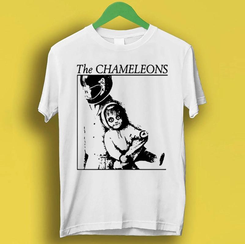 The Chameleons Rock Band Poster Music Best Seller Gift Tee Summer Unisexs and Womens Loose and Breathable Tshirt Top S
