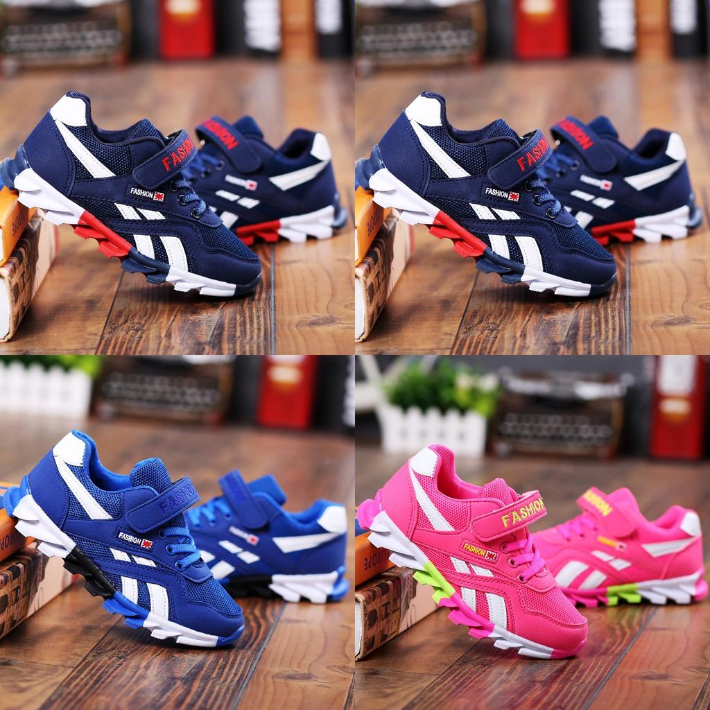 High-quality Breathable Kid Children Sport Shoes Casual Rubber Sole Sneakers