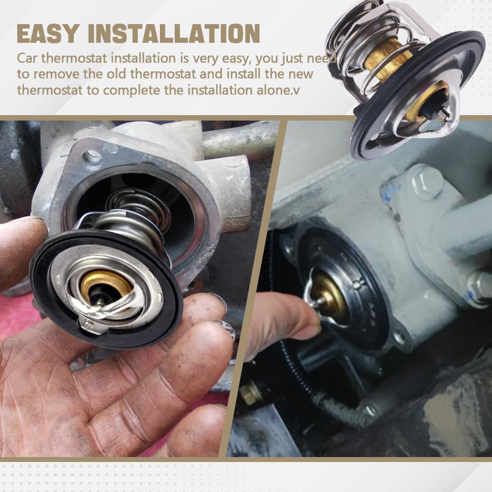 Car Thermostat, High Performance Thermostat, Automotive Replacement Engine Thermostats, Auto Engine Coolant Thermostat Compatible With Honda Civic