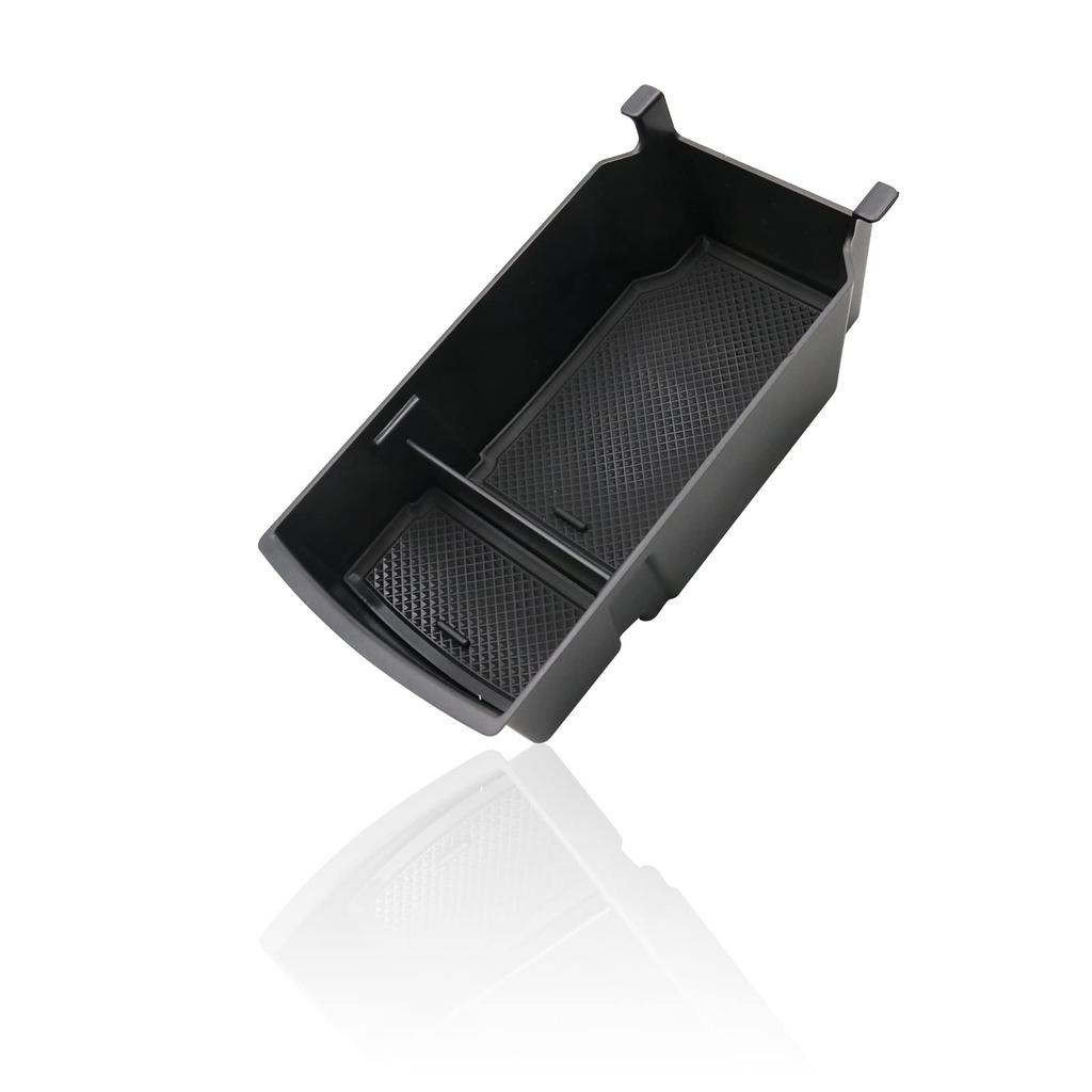 SKTU Peugeot 2008 E-2008 2nd Generation Car Console Box with Storage Tray with Rubber