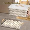 Multi-Layer Dumpling Storage Box Sealed Food Egg Frozen Box Wonton Storage Box  Refrigerator