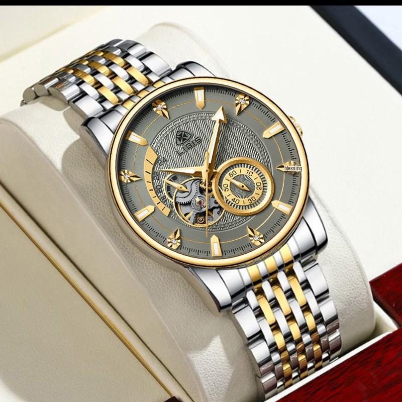 Super Men's Waterproof Automatic Mechanical Multifunctional Watch - Hot Seller