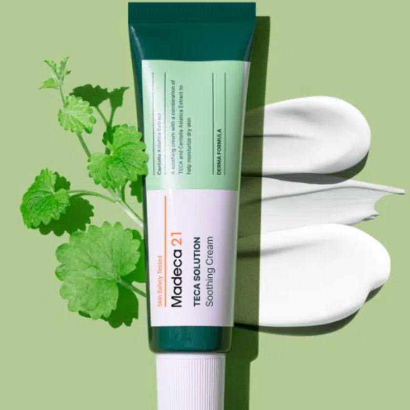 

MADECA21 TECA Solution Soothing Cream Skin Barrier Repair & Hydrating Moisturizer 50ml 1