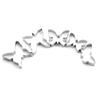 5Pcs Butterfly Shape Cookie Cutter Set 430 Stainless Steel Baking Mold (BPA Free, No FDA)
