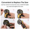 Handheld Angle Grinder Tool 21V Cordless Cutting Polishing Machine with Rechargeable Battery 19500rpm/min MINI Tile Cutter