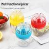 Manual Lemon Juicer: Portable Plastic Fruit Squeezer for Oranges