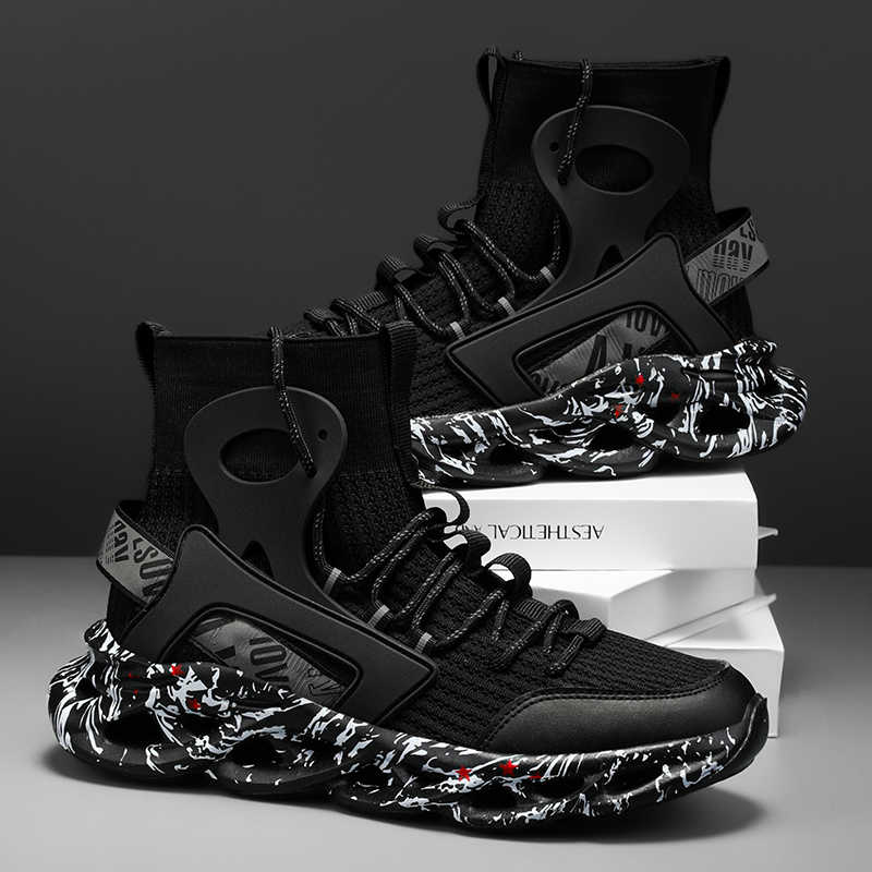 Fashion PU Leather Playform Men's Special Shoes Skateboarding Latest Sneakers Trainning & Exercise Sport Shouse Beskete Shoos