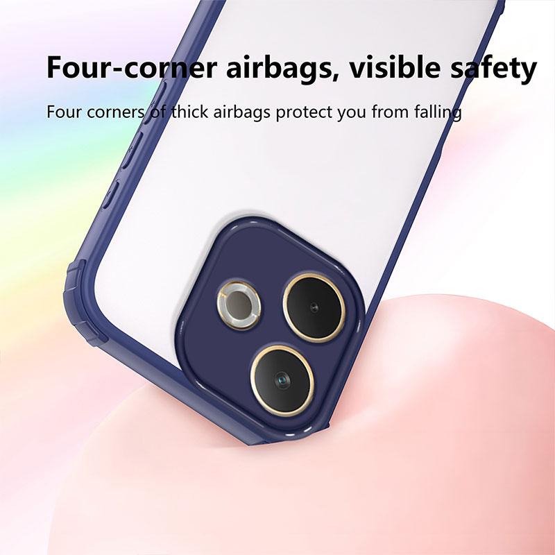Stoßfeste Hülle für OPPO A5 Pro 5G Hartschale für OPPO A5X A5 Pro Realme Note50 TPU + PC Bumper Schutzkappe A5pro Coque