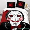 Horror Saw Movie Bedding Set Boys Girls Twin Queen Size Duvet Cover Pillowcase Bed Kids Adult Fashion Home Textileextile