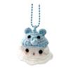 Halloween Crochet Ghost Ornament Cute Handmade Knitted Frog/Cat/Spider/Strawberry Ghost Hanging Decoration for Car Rearview Mirror Bag Charm
