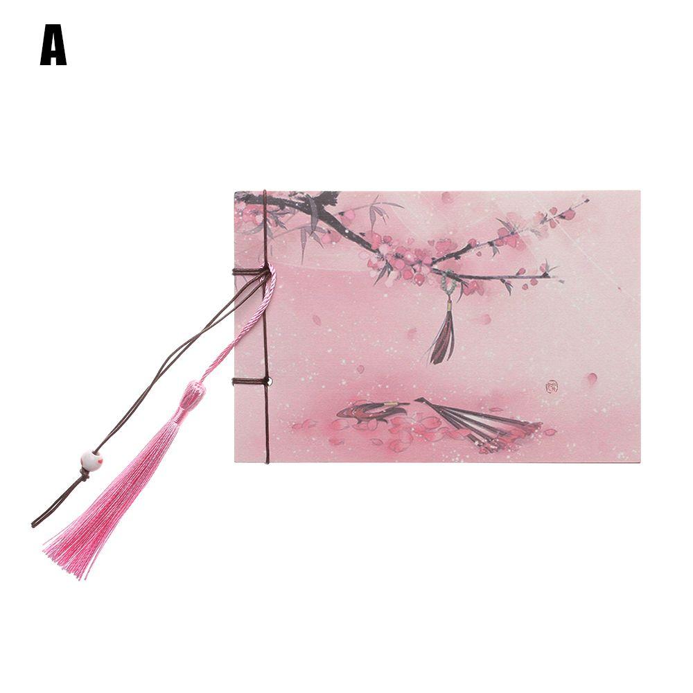 Office Supplies Vintage Painting Retro Chinese Style Notebook Planner Book Blank Notepad Weekly