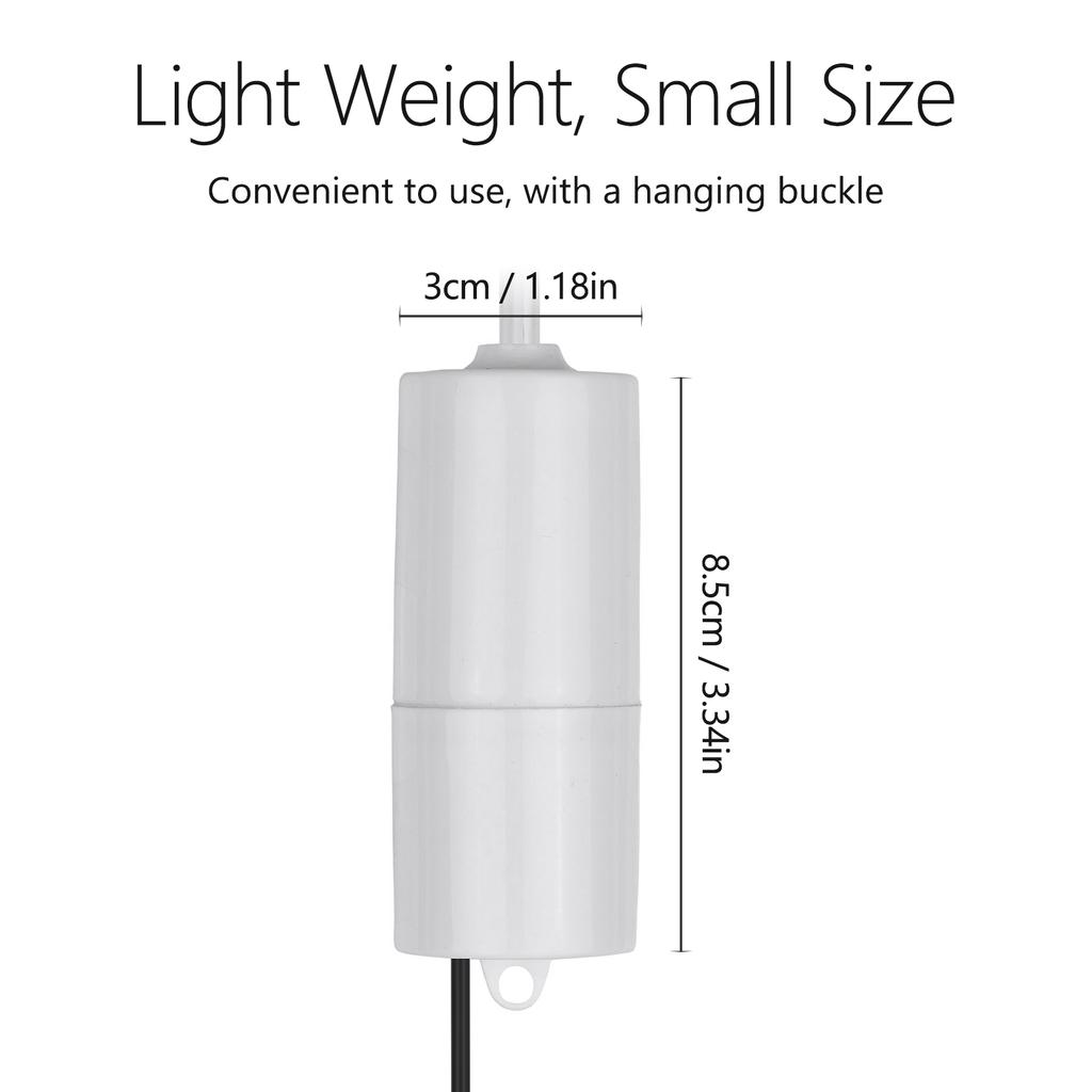Aquarium USB Air Pump Small Oxygen Pump with Air Stone Tubing Hanging Buckle for Fish Tank Outdoor