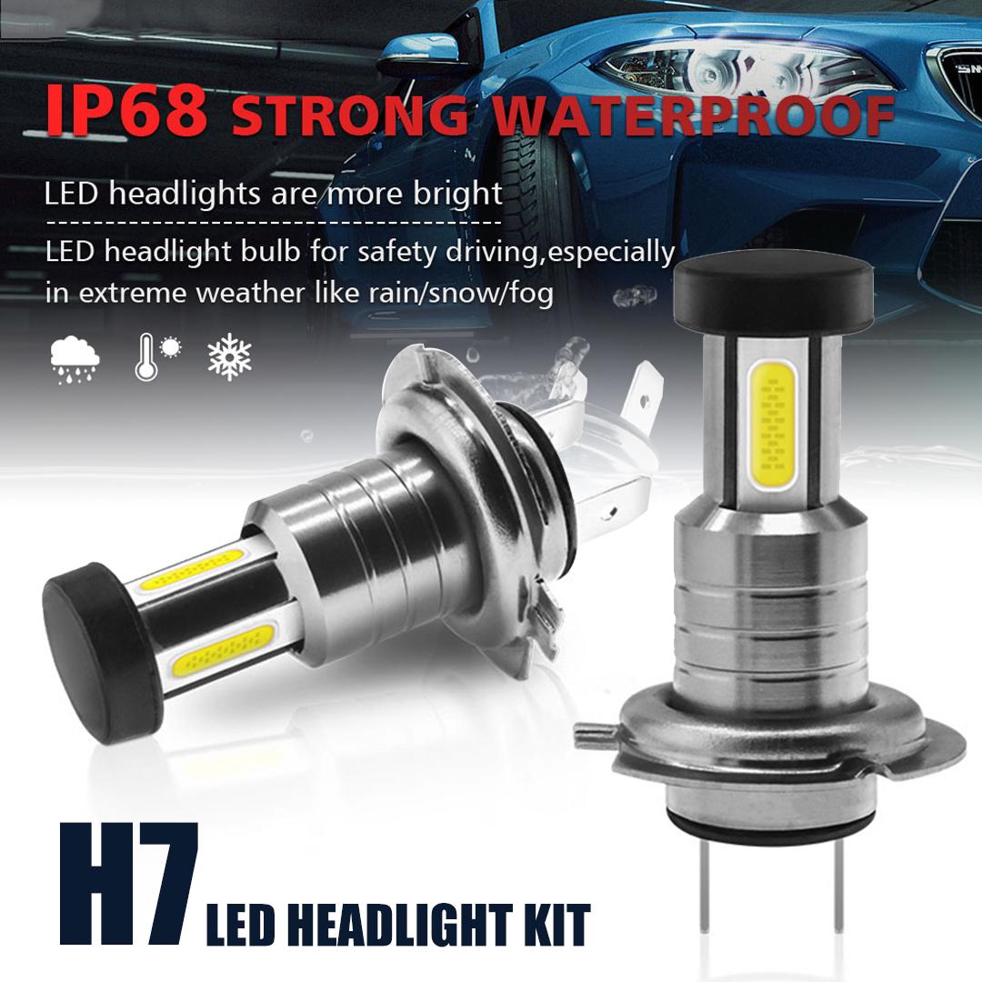 

Pdtoweb 4-сторонняя светодиодная фара H7 Автомобильные лампы 110W 26000LM Яркий дальний и ближний свет