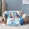 Wuthering Waves WuWa Cartethyia Fashion Blanket Game Anime Flannel Awesome Warm Throw Fashion Blankets for Bedroom Winter Couch