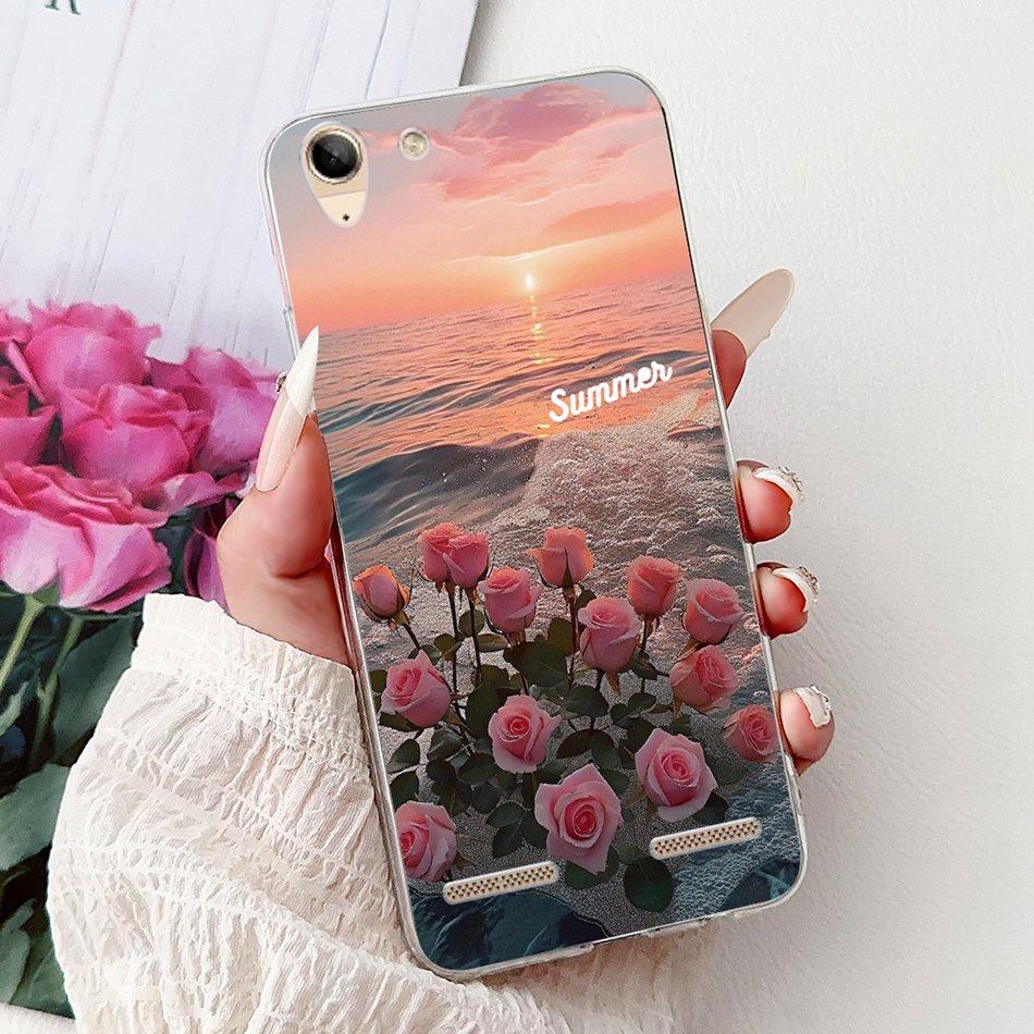 For Lenovo Vibe K5 / K5 Plus / K5 Pro L38041 A6020a40 A6020a46 Phone Case Elegant Floral Butterfly Soft Silicone TPU Cases