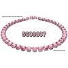Shi Family Exquisite Purple Octagonal Rhinestone Necklace & Choker Bracelet Set
