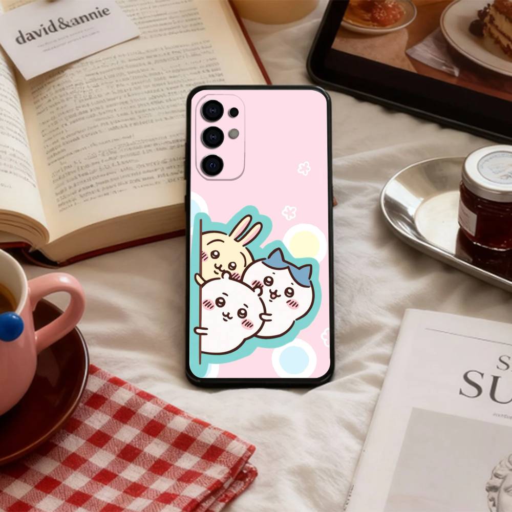 Cute C-C-Chiikawas   Phone Case For Samsung S 25,24,23,22,30,21,10,9,Ultra,Plus,Lite,FE,4,5 G Soft Black Case