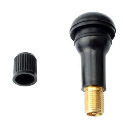 4Pcs TR413 Car Wheel Valve Stem Brass Snap-In Tire Auto Passenger Tyre Short Black Rubber Most Popular Valve