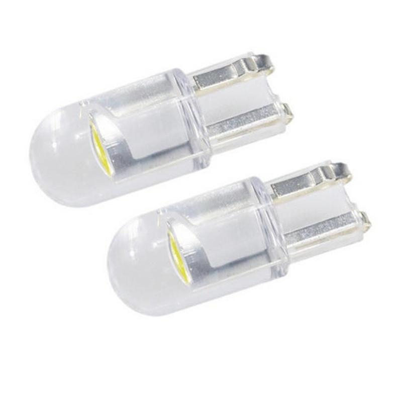 5/10/20/50/100Pcs 12V W5W T10 Led Car Light COB Glass 6000K White Light Auto Automobiles License Plate Lamp Dome Read Light