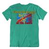 Republic of the Congo Flag Tshirt T-shirt Tee Top City Map Lion Holding a Torch