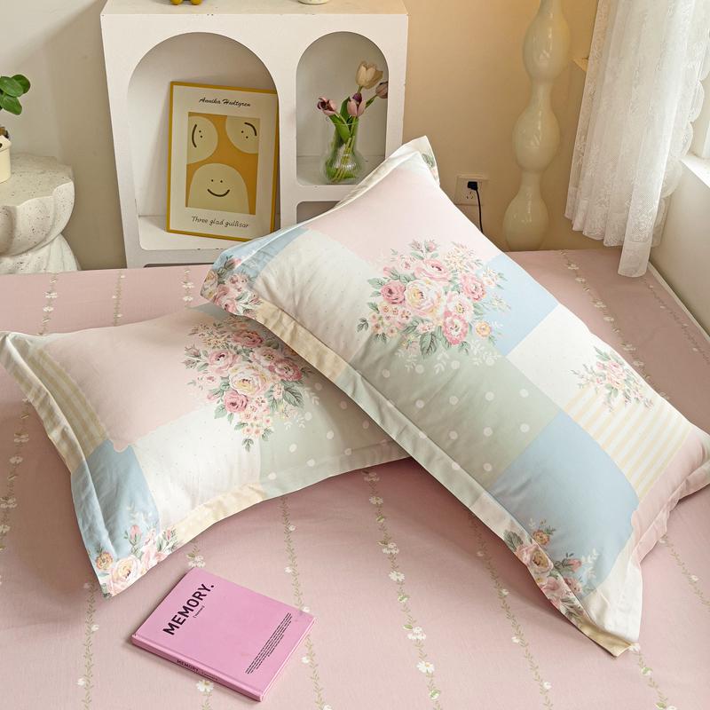 Set of Two Pure Cotton Pillowcases, 48x74cm - Pillow Core Covers [Pair Only]