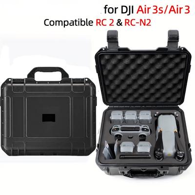 Para DJI Air 3/AIR 3 S Maleta Portátil Estuche Rígido Caja de Transporte Antiexplosión para Accesorios del Controlador DJI RC 2/RC N2/RC N3