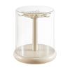 Space Efficient Rotating Display Unit 360 Viewing Angles For Small Collectibles ABS PET Frame Fingerprint Resistant Box