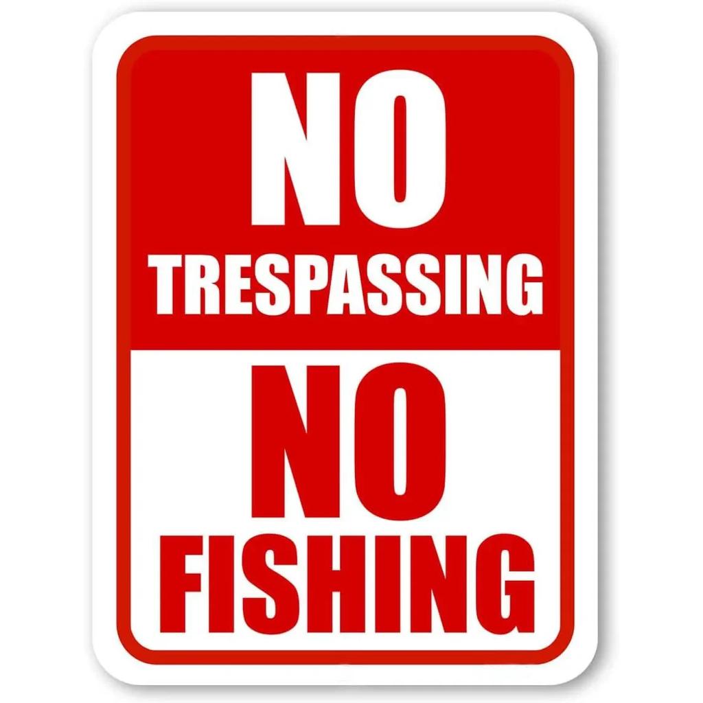 Retro No Trespassing Metal Poster Iron Decoration Perfect for Home Cafe Garage Club Bar Pubs