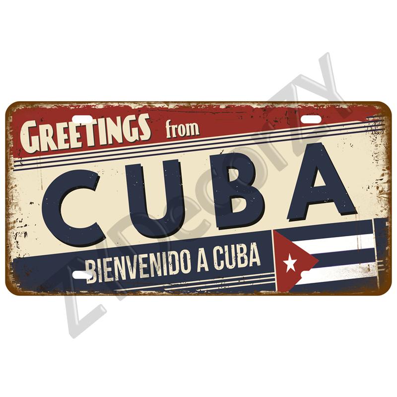 Retro Tinplates Plate Landmark Country Metal Sign Plaque Metal Vintage Tin Sign Home Decor For Man Cave Bar Pub Club Decoration