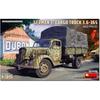 Miniart 1/35 Scale German 3-ton Cargo Truck 3.6-36S Mid-Model Plastic Model MA35456 (Combat Vehicle)