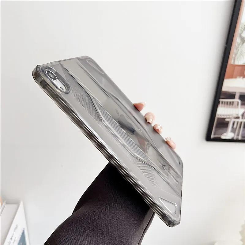 Étuis de Tablette Transparents pour Nouveau Ipad A16 Air M3 M2 Pro 11 M4 5 6 7 8 9 10 11ème Mini 7 6 5 4 A17 Pro 10,2 Pouces Coque Arrière