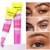 Waterproof Clear Eyebrow Setting Gel and Brush 2 In 1Long-Lasting Waterproof  Sweatproof Brow Coat Non-Fading Brow Lamination