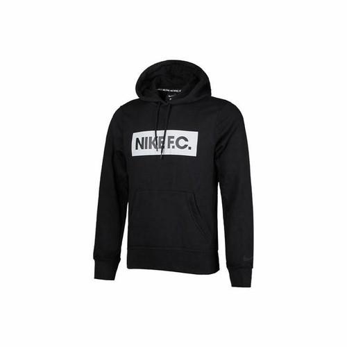 Nike Повседневная мужская толстовка-пуловер для футбола Черная S чёрный